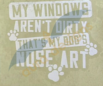 My dog`s nose art